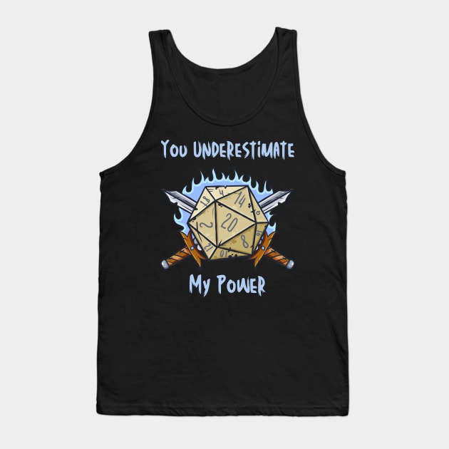 You Underestimate My Power - meme crossover Tank Top by AbsZeroPi